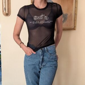 Mesh Harley Davidson tee